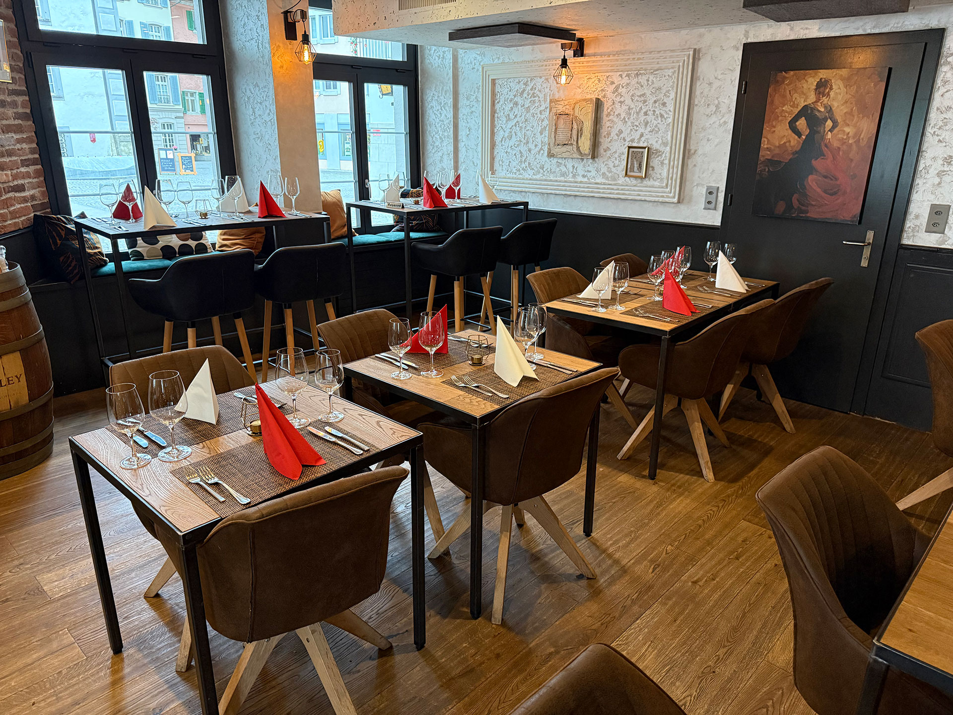 Gastraum des Restaurant Zum Kreuz